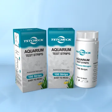 Ammonia Aquarium Test Strips for Fresh Salt Water