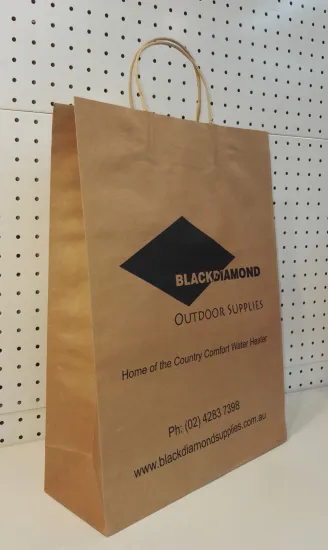 Printed Brown Paper Bags