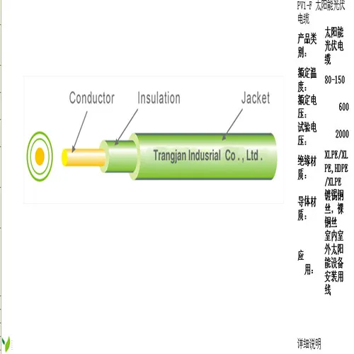 PV1-F Solar Photovoltaic Cable
