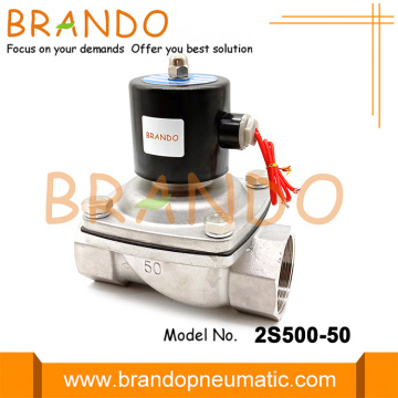 2S500-50 2'' Diaphragm Stainless Steel Water Solenoid Valve