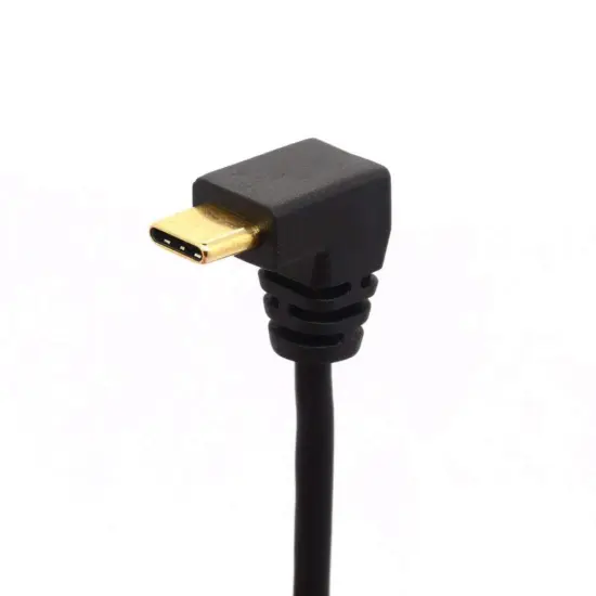 Fast Charging Cable Right Angle USB-C Adapter Cable