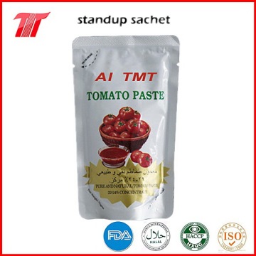standup  22-24% pouch tomato paste