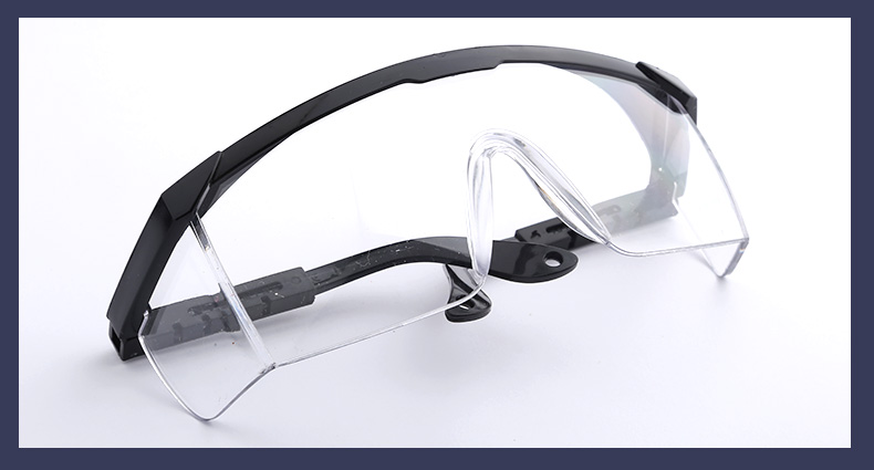 Adjustable leg thickening protective glasses