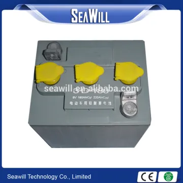 Tourist car battery 6v 180Ah(3-D-180) with grey color case