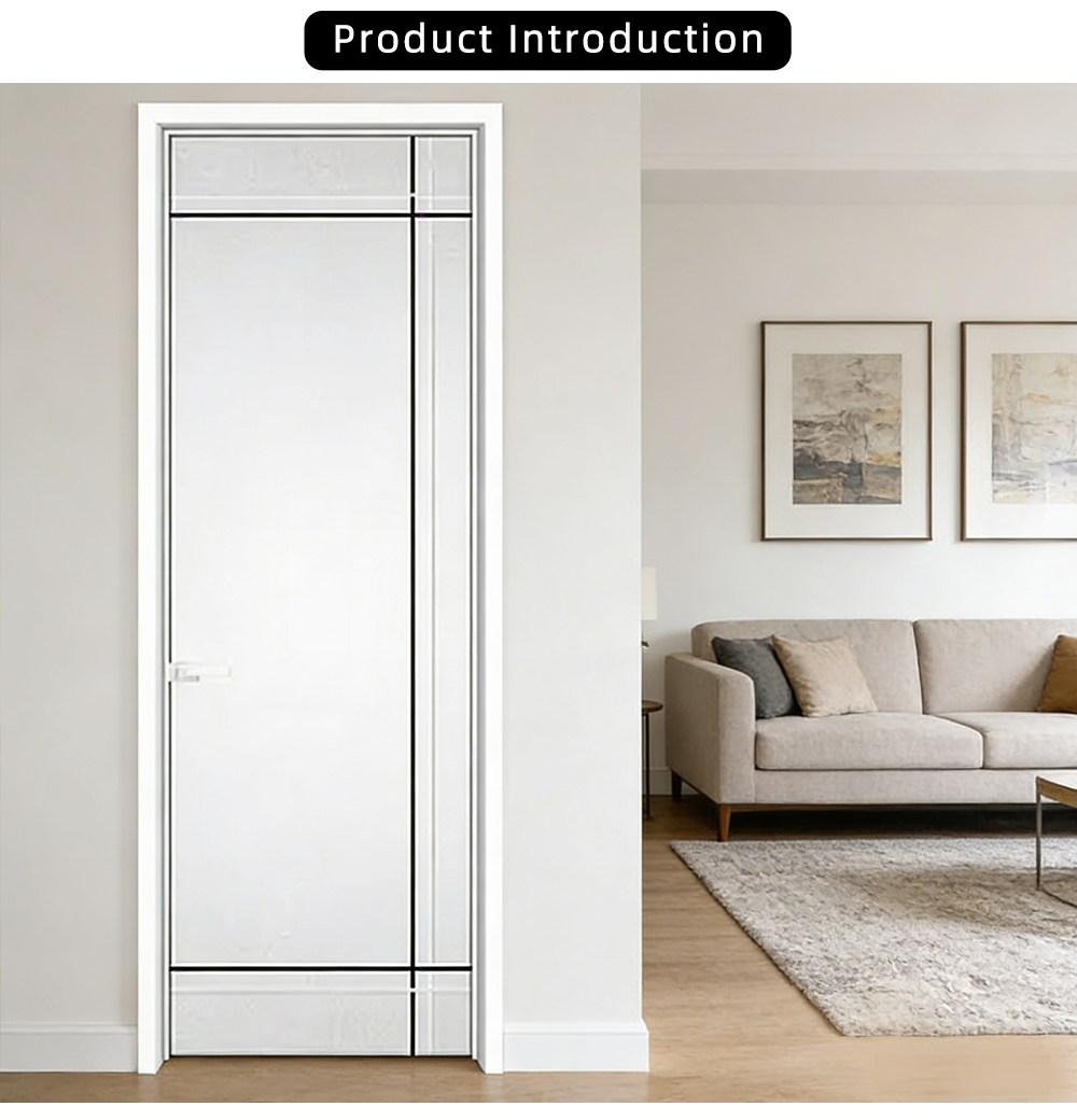 Modern Line Decorated Door X