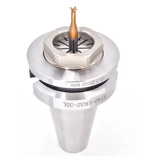 SK40, CAT40, ER32, BT40-ER32 Tool Holders and Collet Chucks for CNC Machines: Sizes 35L and 45L with Integrated Nut