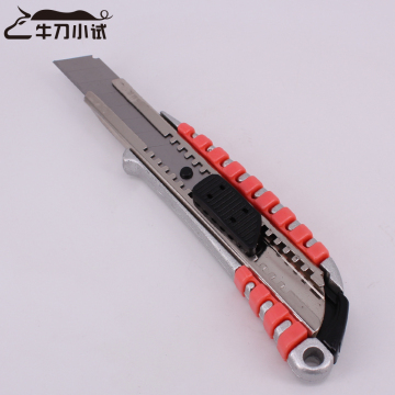 self lock safety aluminum alloy utility cutter knife