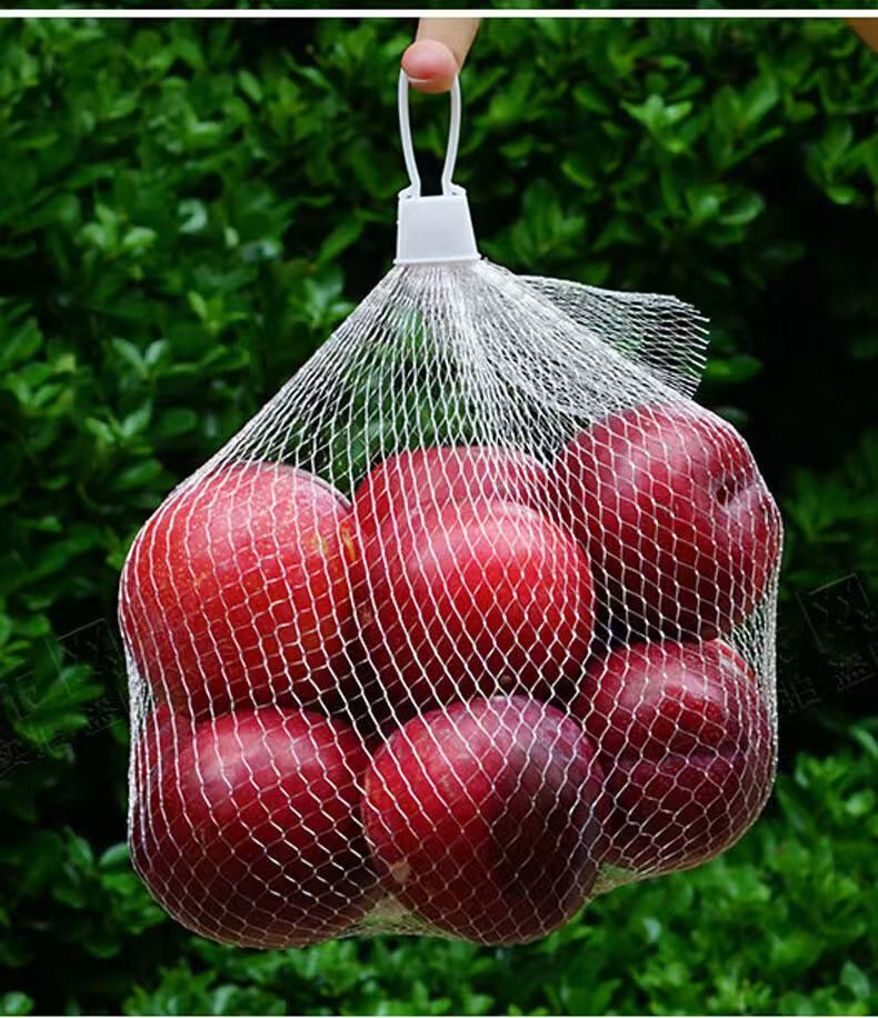 שקיות שרוול נטו מפלסטיק לאריזת פירות