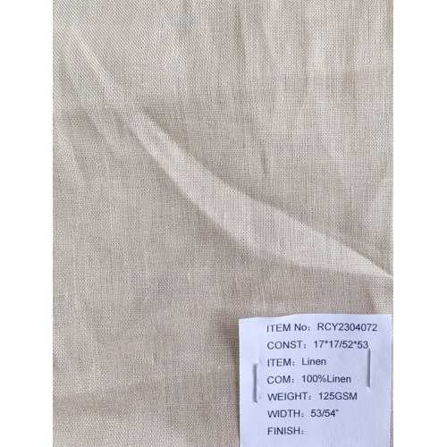 Linen Material Linen Fabric Pure Linen Dyed Natural Sustainable Fabric Manufactory