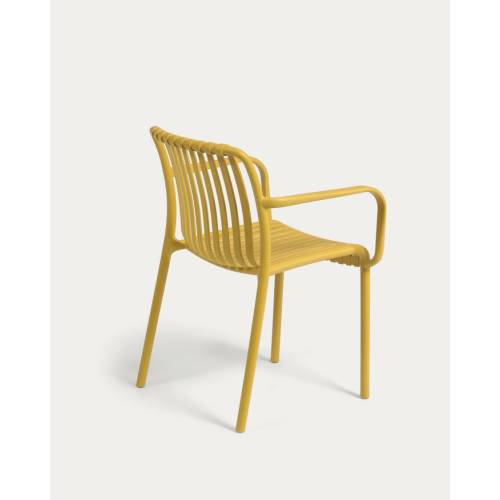 Stackable Plastic Outdoor Garden Chairs Weather-Resistant