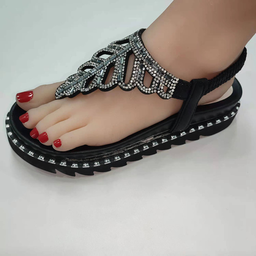 China Hot sale in the season lady sandal shoes Manufactory