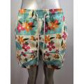 Mooie bloemenprint heren strand shorts