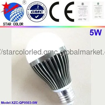 5W Colorful LED Bulbs Lamp
