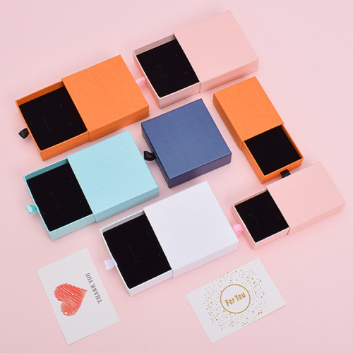 Cajas de cajones de joyas con logotipo