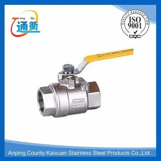 casting and cnc machine ball valve 2pc female male cf8m