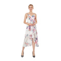 Play Around Midi Dress Crossover V Neckline