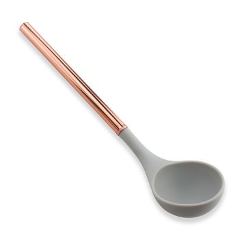 Set de utensilios de cocina de silicona de oro rosa de 9 piezas