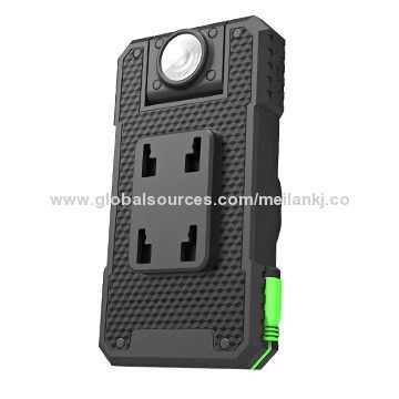 Water-resistant Power Bank with High Brightness LED Light, Suitable for Charging all Smart Devices