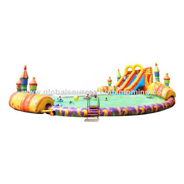 Water Amusement Park, Fantasy Ocean Pool, Made of 0.9 and 0.6mm PVC Tarpaulin
