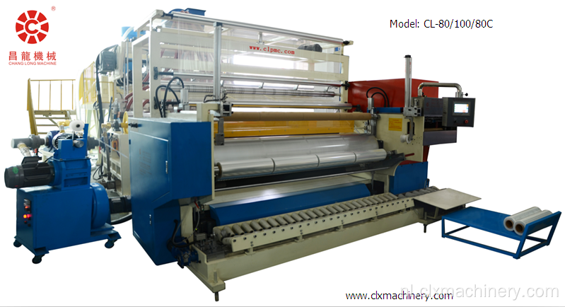 PE Pallet Wrapping Film Stretch Making Machine