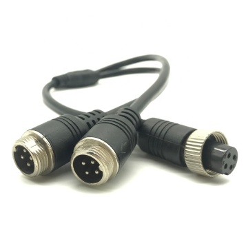 Cable del conector de aviación: cable de audio de video MDVR/monitor/monitor/monitor/macho a 1 ch.