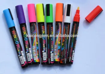 Liquid chalk marker window marker glass marke penr fluorescent marker dry erase chalk markers