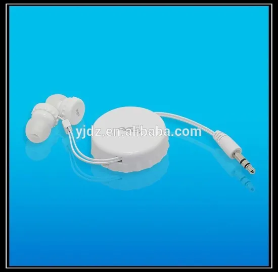 Large Scale Provided Promotional Retractable Earphone