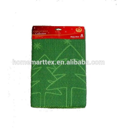 fabic placemat with new year Christmas design