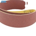 Customized Abrasive Belt Customized High Quality Coated Red Abrasive Sandpaper Belt Manufactory