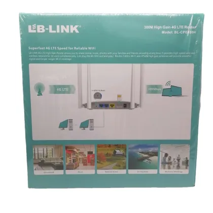LB LINK BL-CPE450H 300Mbps 4G LTE Router with 4 Antennas - Wireless Wifi Modem Router