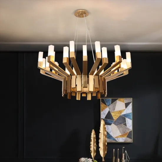 Indoor Hotel Living Room Round Led Pendant Light