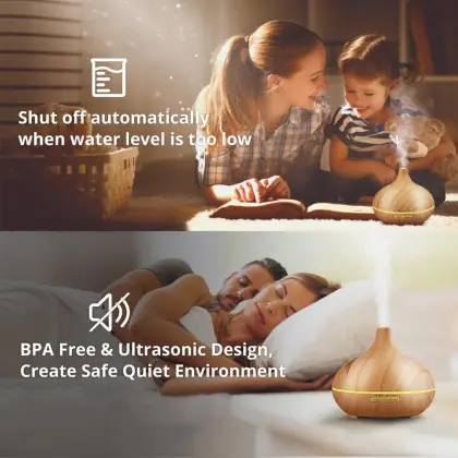 Ultrasonic Tabletop Personal Whisper Quiet Humidifier