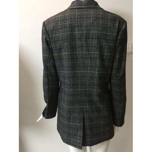 T/R full lining yarn dyed check suit