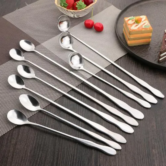 Gourd Long Handle Spoon Thick Stainless Steel
