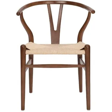 Modern Nordic Solid Wood Backrest Dining Chair and Office Desk Chair