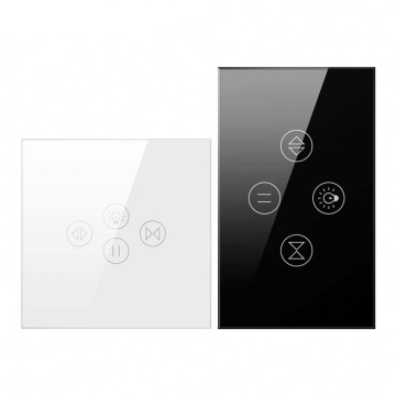 Tuya US/EU Smart Wi -Fi Touch Lampa przełącznika do zasłony elektrycznej migawki w rolce