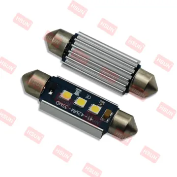 High Quality Auto LED License Plate Light Bulb 31MM 36MM 39MM 42MM White Car LED Internal Canbus Lamp