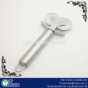 Better Home Stainless Steel Pastry Wheel Ravioli Cutter Double Edge Pizza Slicer