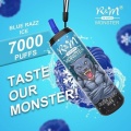 Одноразовый вейп -комплект R &amp; M Monster 7000 Puffs Box