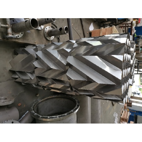 Corrugated Plates Gas-Liquid Mixer