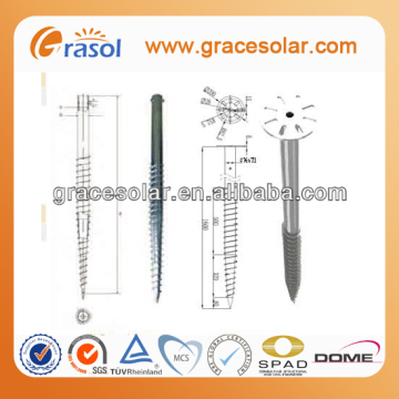 Ground Screws for Solar Mounting