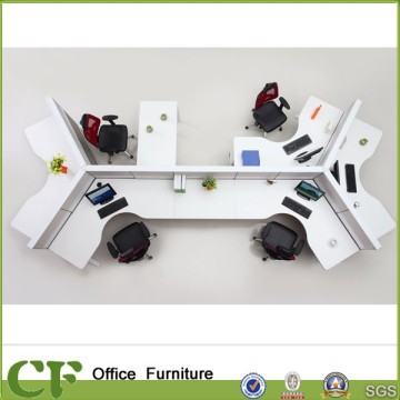 2015 factory Melamine faced chipboard Chipboard/medium density fiberboard modern office workstation