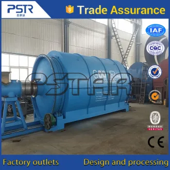 High oil output recycle car tires to fuel oil pyrolysis machine