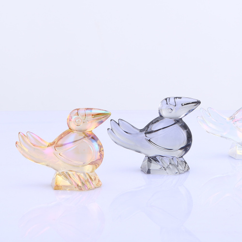 Colorful Brid Glass Lovlely  Figurine Wholesale