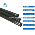 3k 2x2 twill glossy carbon fiberglass pipe tube