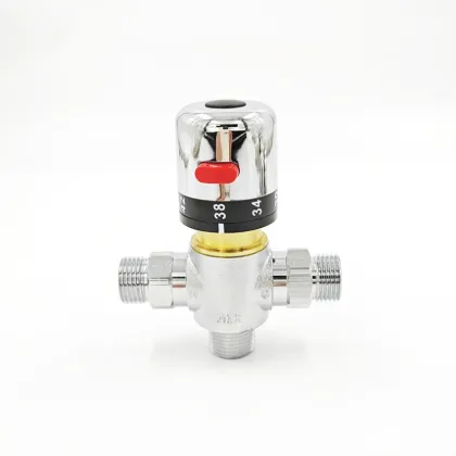 Thermostatic valve, mixing valve