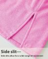 Poncho da asciugamano per bambini con accappatoio in microfibra con zip hood