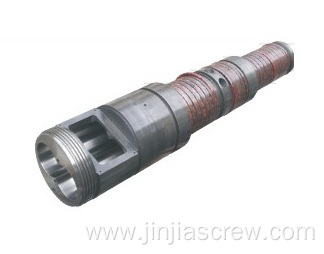 Bimetallic Conical Twin Screw Barrel For plastic extruder