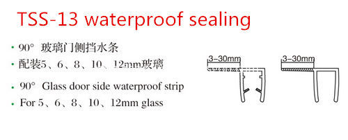 Shower Room Glass Door Waterproof Seal Seal Stip