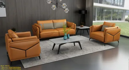 Dious Modern Leather Living Room Sofas sets Customized Living Room Sofa Sets